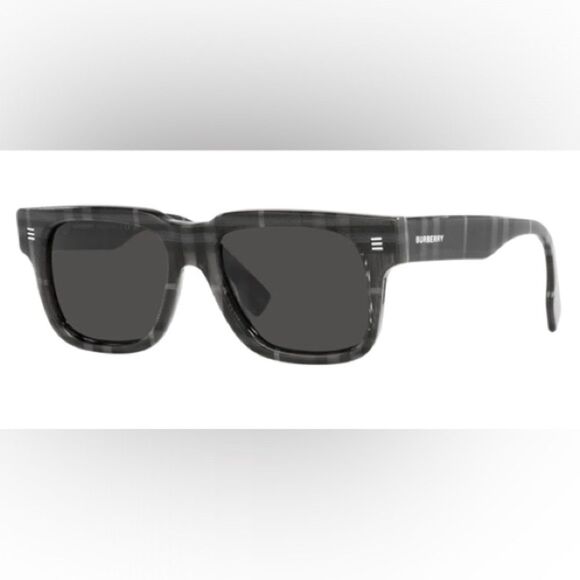 Burberry 4394 Gray Plaid Sunglasses - Picture 2 of 2